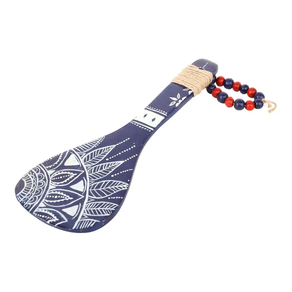 Indha_Hand-Painted_Wooden_Spoon_D�cor_�_Madhubani_Sun_Art_|_Yellow_Wall_Accent_with_Jute_&_Beads_|_Travel-Friendly_Indian_Souvenir_|_Handmade_Gift