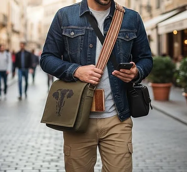 Green_Crossbody_Sling_Bag_Elephant_Print