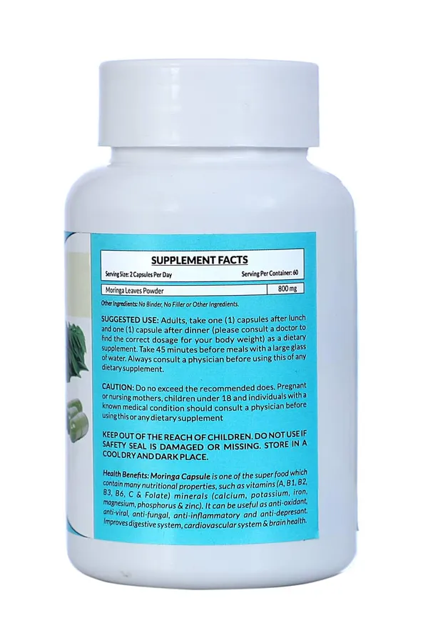 Moringa_Capsules,_Herbal_Supplement_With_Multi_Vitamins,_Minerals_And_Anti-Oxidants,_800Mg,_60_Capsules
