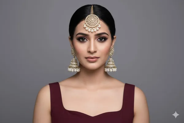 The_'Timeless_Bride'_Traditional_Pearl_Jhumka_Earrings_(or_Ornate_Filigree_Dome_Dangler_Jhumkis)