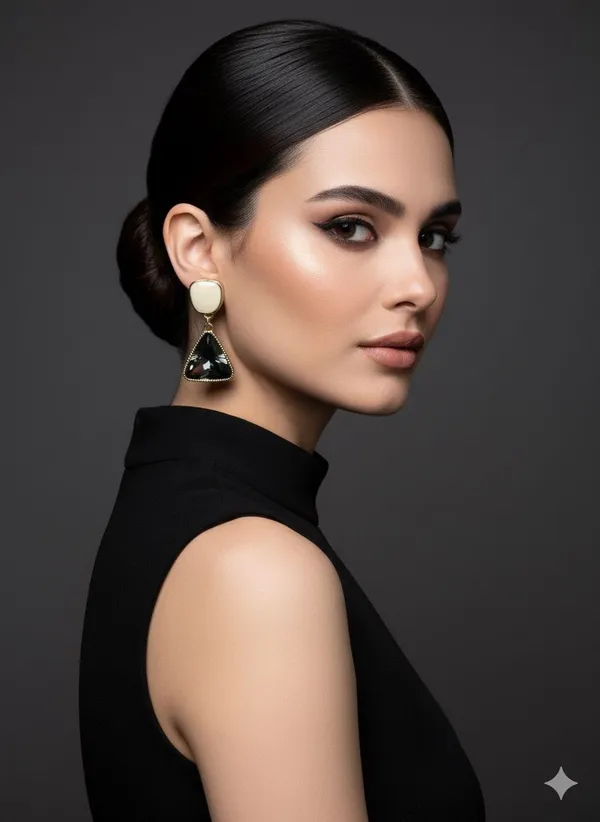 The_'Monochrome_Muse'_Enamel_and_Stone_Drop_Earrings