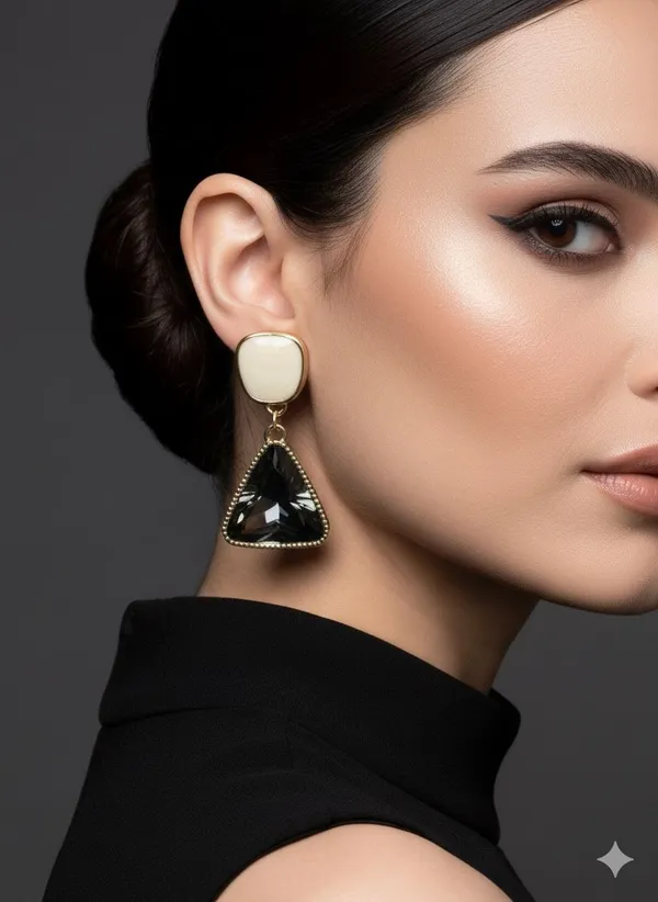 The_'Monochrome_Muse'_Enamel_and_Stone_Drop_Earrings