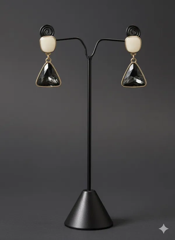 The_'Monochrome_Muse'_Enamel_and_Stone_Drop_Earrings