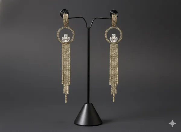The_'Cirque_Lumière'_Crystal_Hoop_Tassel_Dangler_Earrings
