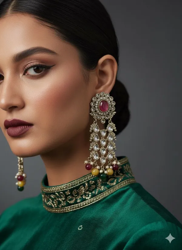 The_'Liquid_Gold'_Crystal_Tassel_Dangle_Earrings