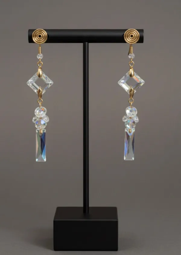 The_'Artisan_Cascade'_Minimalist_Crystal_Dangle_Earring