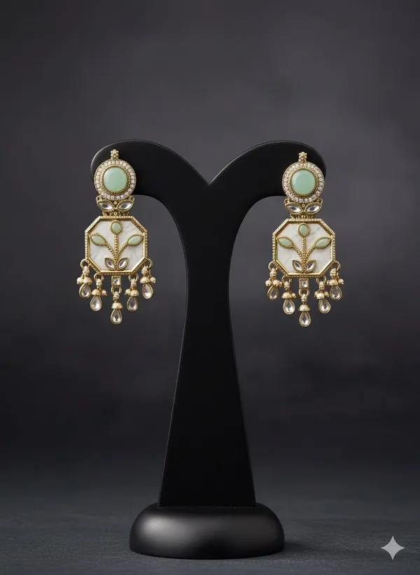 The_'Artisan_Cascade'_Minimalist_Crystal_Dangle_Earring