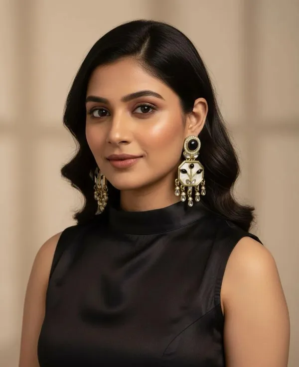 Black_And_White__Bold_Ethnic_Chandelier_Earrings