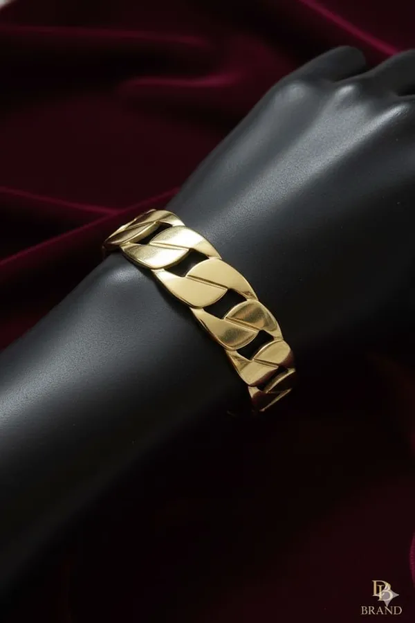Golden_Plated_Bold_Curb_Chain_Ring_Bracelet_Bangles