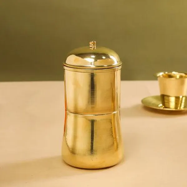 Golden_Brass_Coffee_Filter_Machine