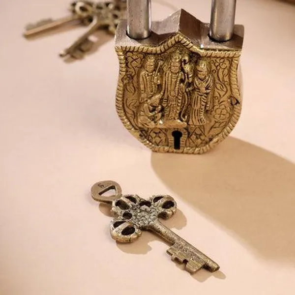 Golden_Brass_Ram_Darbar_Door_Lock