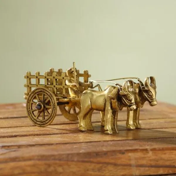 Golden_Brass_Double_Bullock_Cart