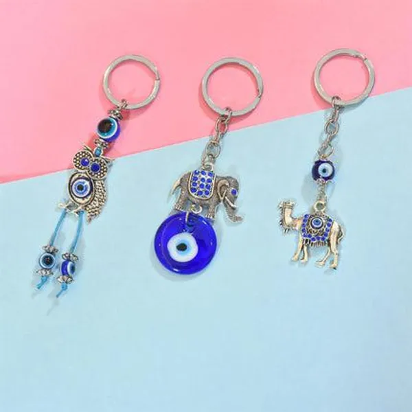 Golden_Evil_Eye_Keychain_Pack_Of_Three