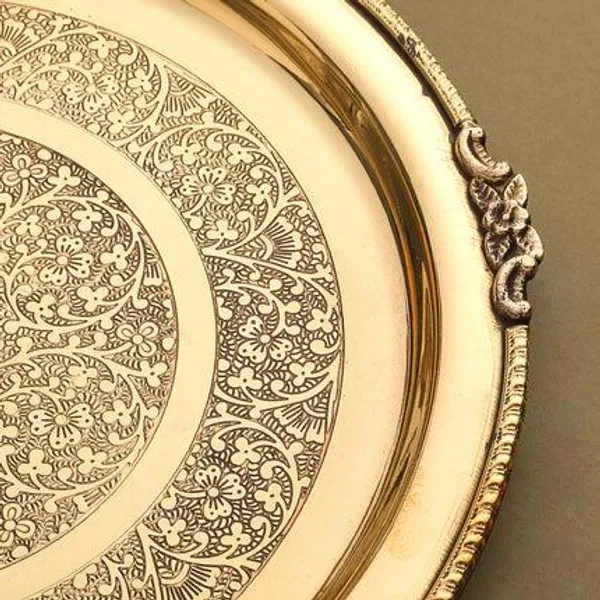 Golden_Brass_Thali_For_Pooja