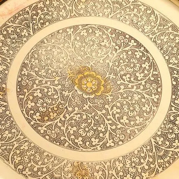 Golden_Brass_Thali_For_Pooja