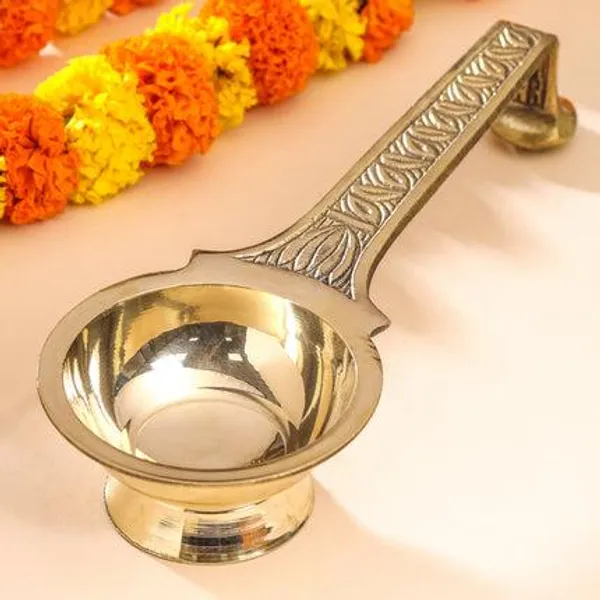 Golden_Brass_Dhoop_Aarti_Spoon_For_Pooja
