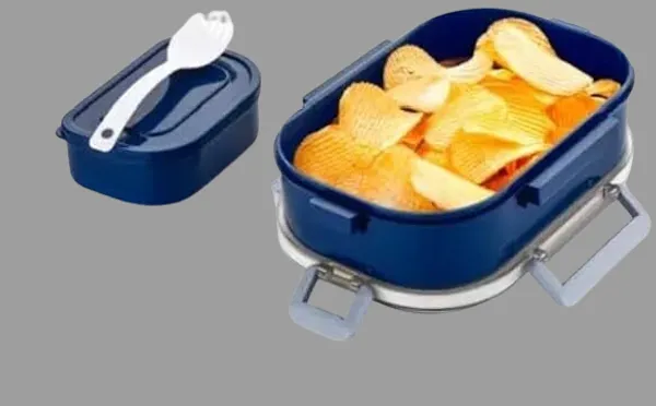 Blue_Plastic_Multi-Compartment_Lunch_Box,_Blue_And_Yellow_(750_Ml)