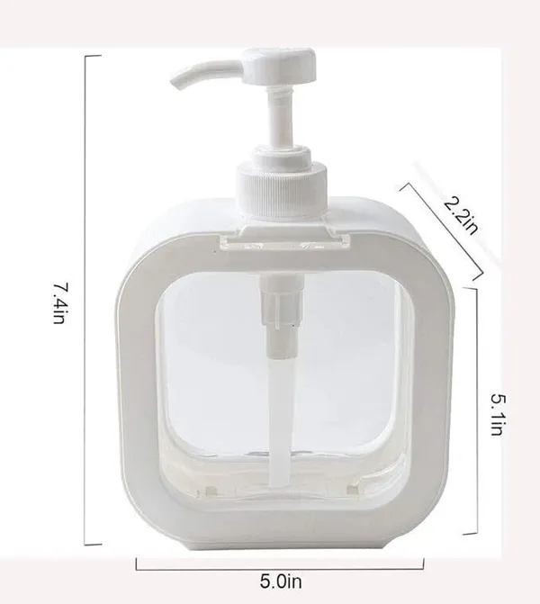 White_Refillable_Hand_Wash_Liquid_Dispenser_(300_Ml_|_12_X_15_X_7_Cm)