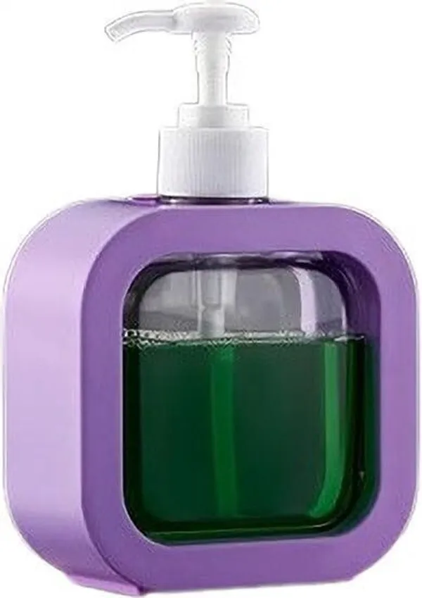 Purple_Refillable_Hand_Wash_Liquid_Dispenser_(300_Ml_|_12_X_10_X_8_Cm)