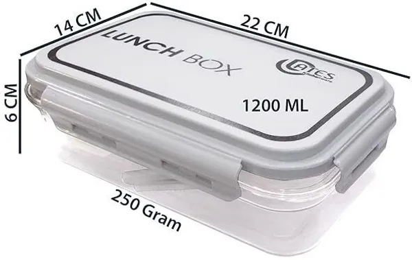 Grey_Plastic_Food-Grade_Plastic_Lunch_Box_Set_(1200_Ml)