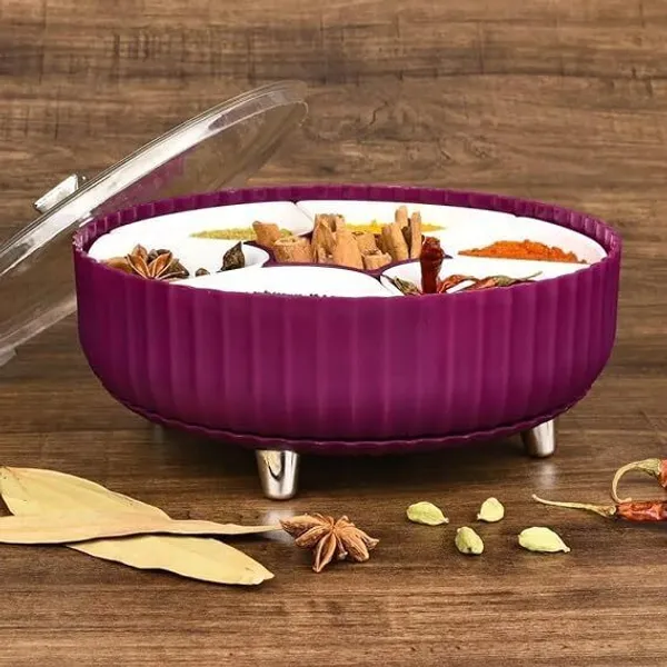 Purple_Masala_Organizer_Box_With_Transparent_Lid_(1000_Ml)
