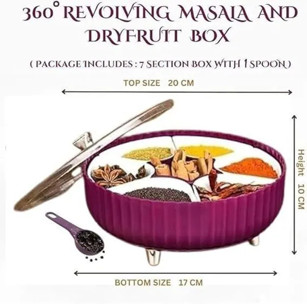 Purple_Masala_Organizer_Box_With_Transparent_Lid_(1000_Ml)