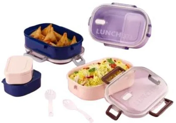 Blue_Plastic_Multi-Compartment_Lunch_Box,_Blue_And_Yellow_(750_Ml)