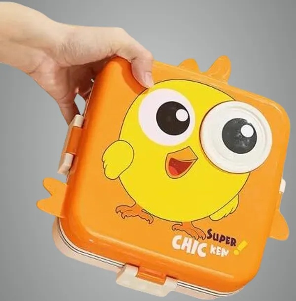 Orange_Plastic_Super_Chicken_Lunch_Box_With_Spoon_(1590_Ml)