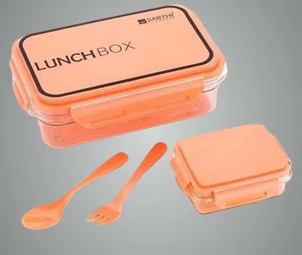 Orange_Plastic_2-Pack_Lunch_Box_Set_(500_Ml)