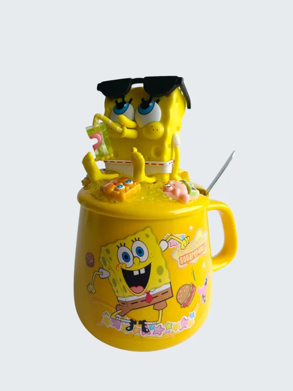 SpongeBob_3D-_Mug_&_Lid_Set_-_SunGlasses_Beach_Edition