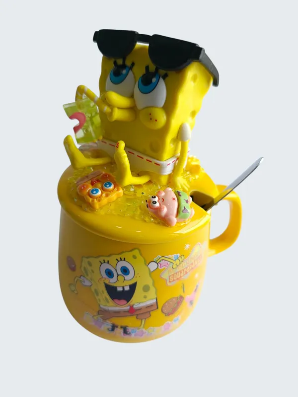 SpongeBob_3D-_Mug_&_Lid_Set_-_SunGlasses_Beach_Edition