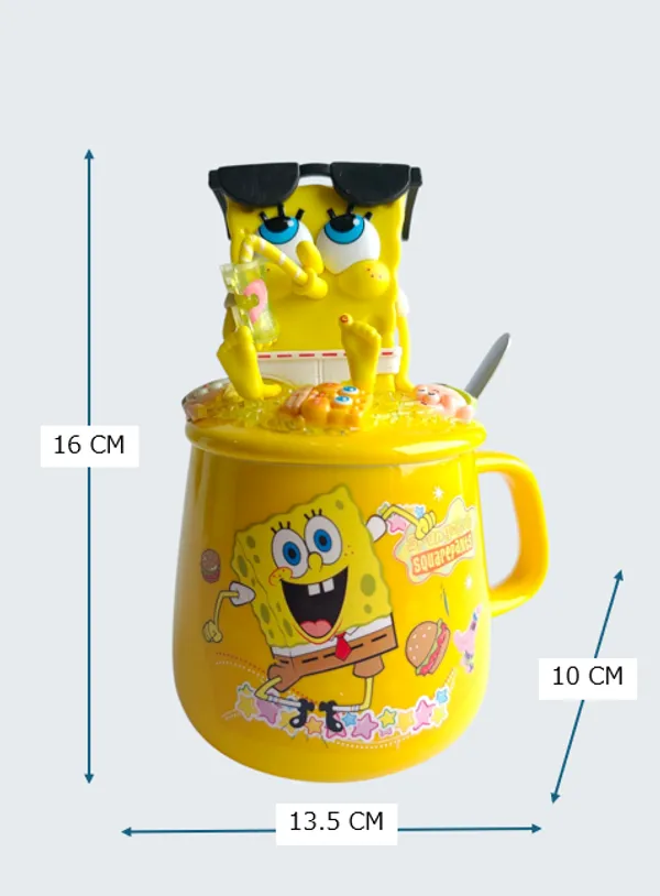 SpongeBob_3D-_Mug_&_Lid_Set_-_SunGlasses_Beach_Edition
