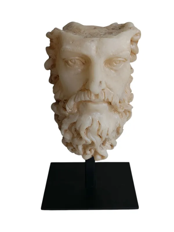 Classic_Zeus_Face_Bust_on_Stand_(Vintage_Cream)
