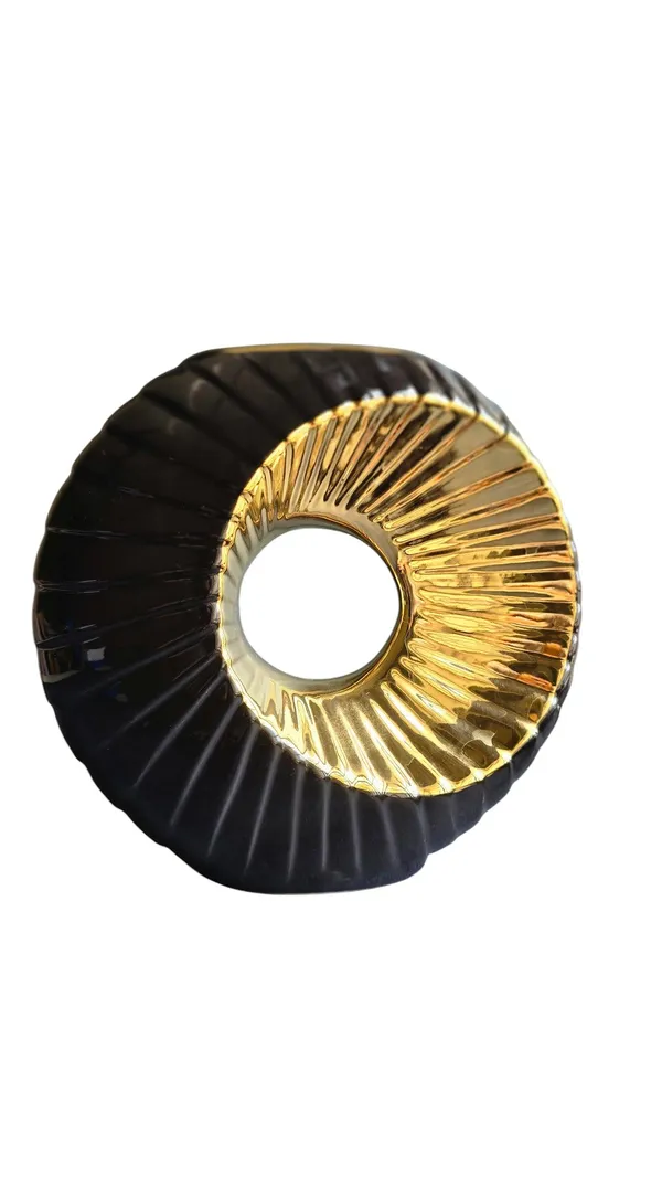 Black_&_Golden_Ceramic_Premium_Circular_Vase