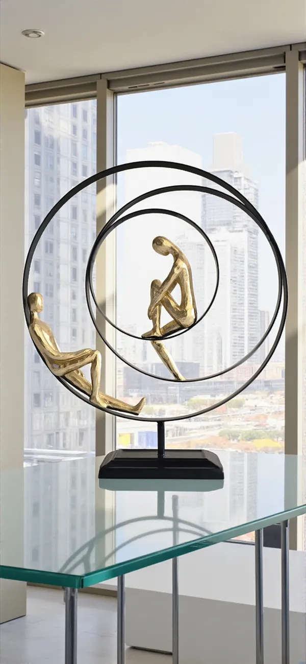 Golden_&_Black_Polyresin_Premium_&_Elegant_Figurine