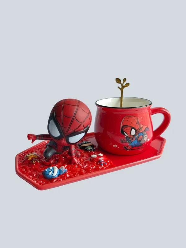 Spider-Man_3D-_Mug_&_Tray_Set_Holding_Bag_-_Web_Landing_Edition