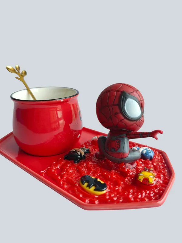 Spider-Man_3D-_Mug_&_Tray_Set_Holding_Bag_-_Web_Landing_Edition