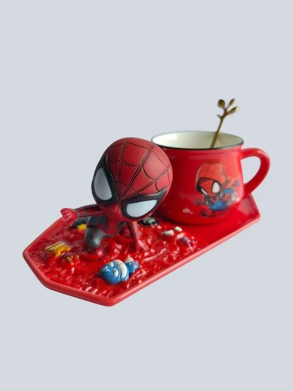 Spider-Man_3D-_Mug_&_Tray_Set_Holding_Bag_-_Web_Landing_Edition