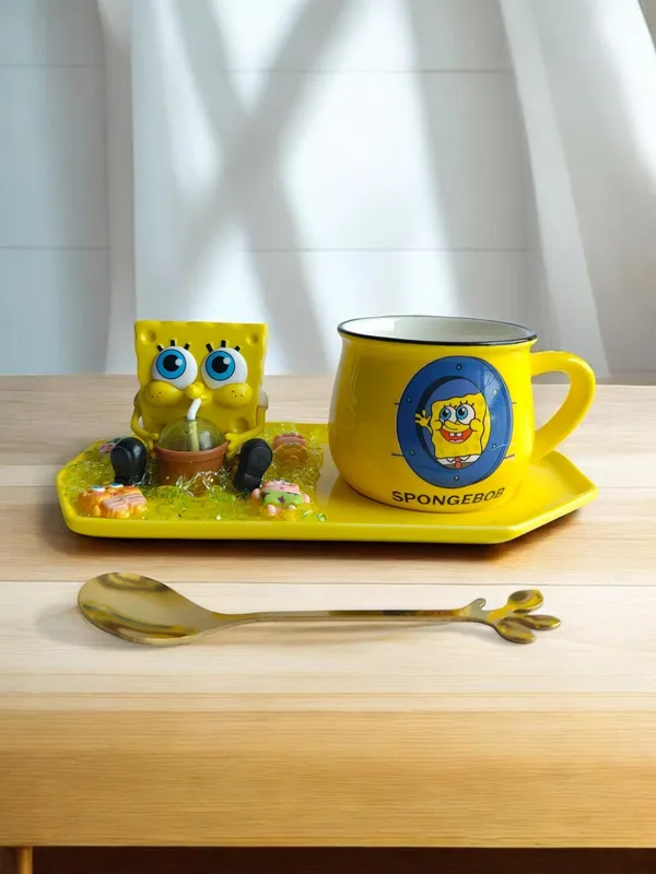 SpongeBob_3D-_Mug_&_Tray_Set_-_Sipper_Edition