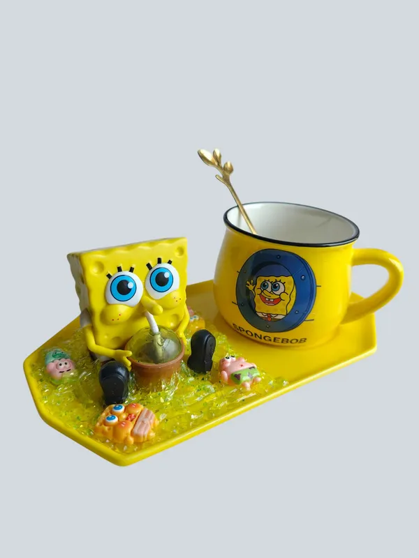 SpongeBob_3D-_Mug_&_Tray_Set_-_Sipper_Edition
