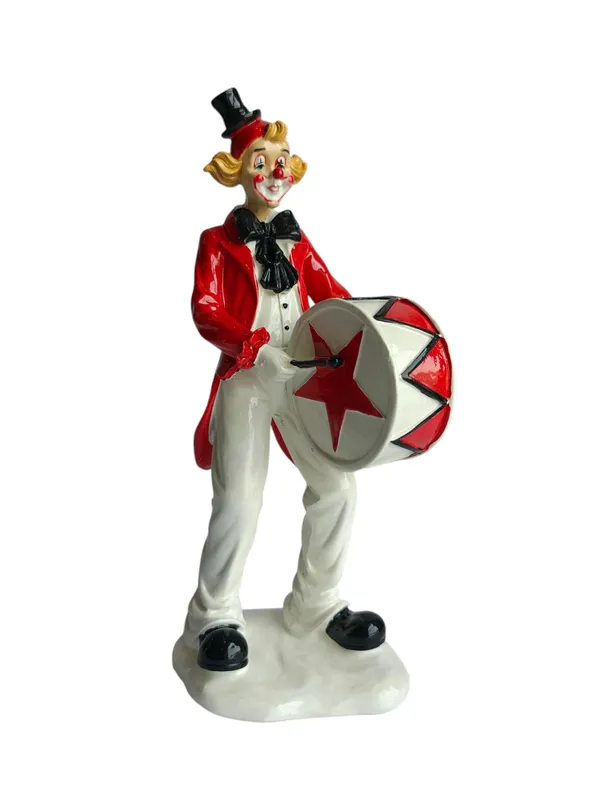 Drum_Shield_Clown_Figurine