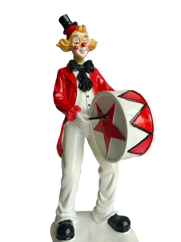 Drum_Shield_Clown_Figurine