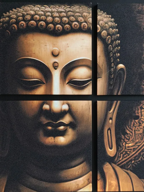 Zen_Buddha_Harmony_Wall_Art_Frame_�_4_Panel_Spiritual_D�cor