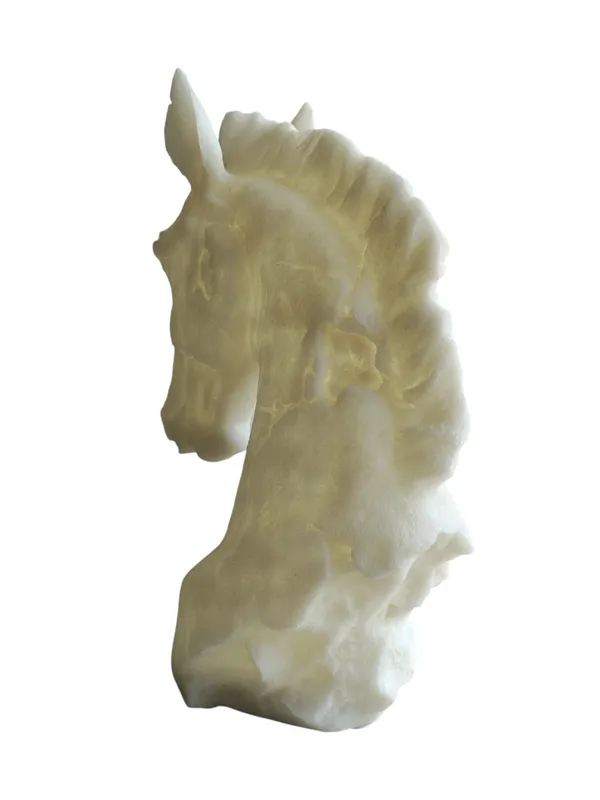 Marble_Finish_Horse_Head_Sculpture_(White)
