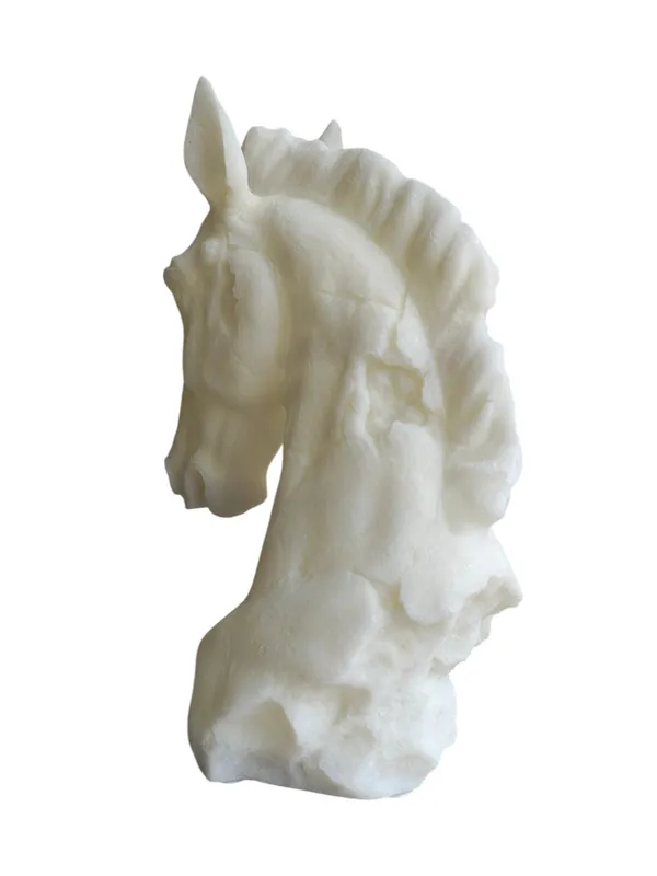 Marble_Finish_Horse_Head_Sculpture_(White)