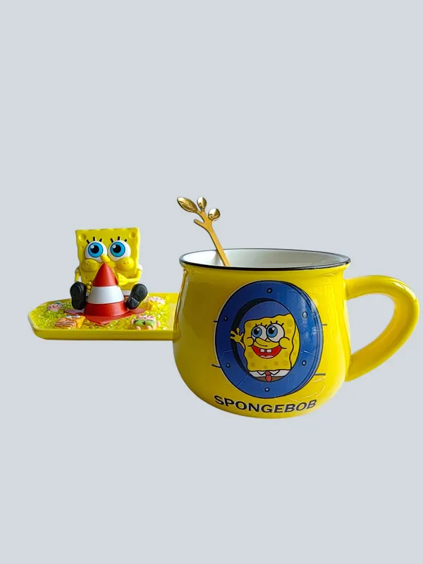 SpongeBob_3D-_Mug_&_Tray_Set_-_Cone_Jelly_Jam_Edition