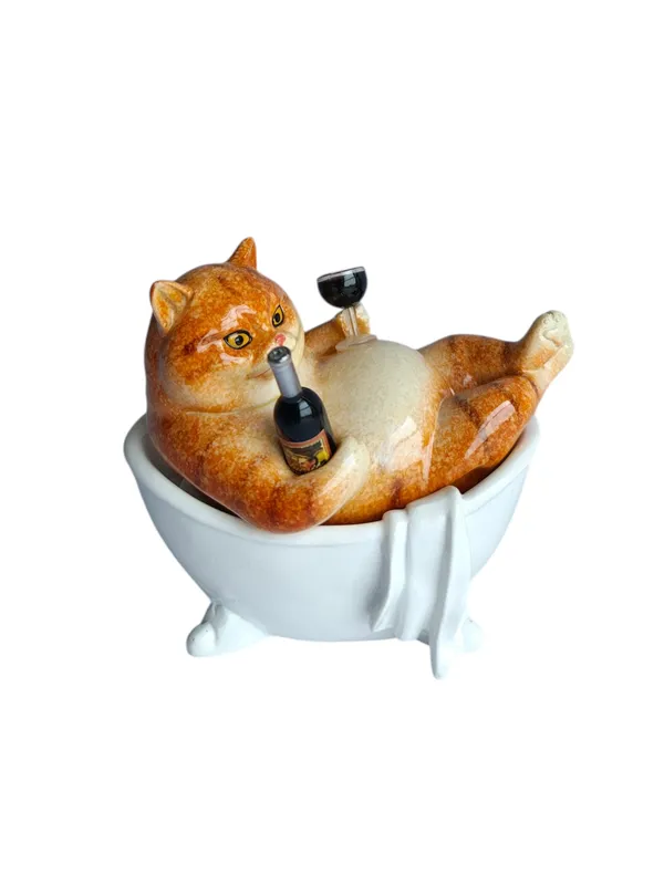 Chill_Cat_-_Drunk_Cat_in_Bathtub_with_Wine_Bottle_Figurine