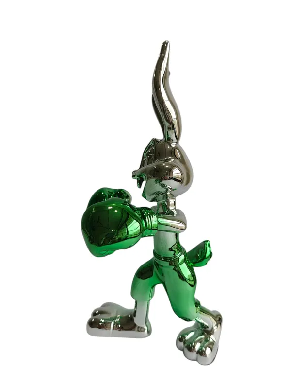 Chrome_Bunny_Table_Decor_Figurine