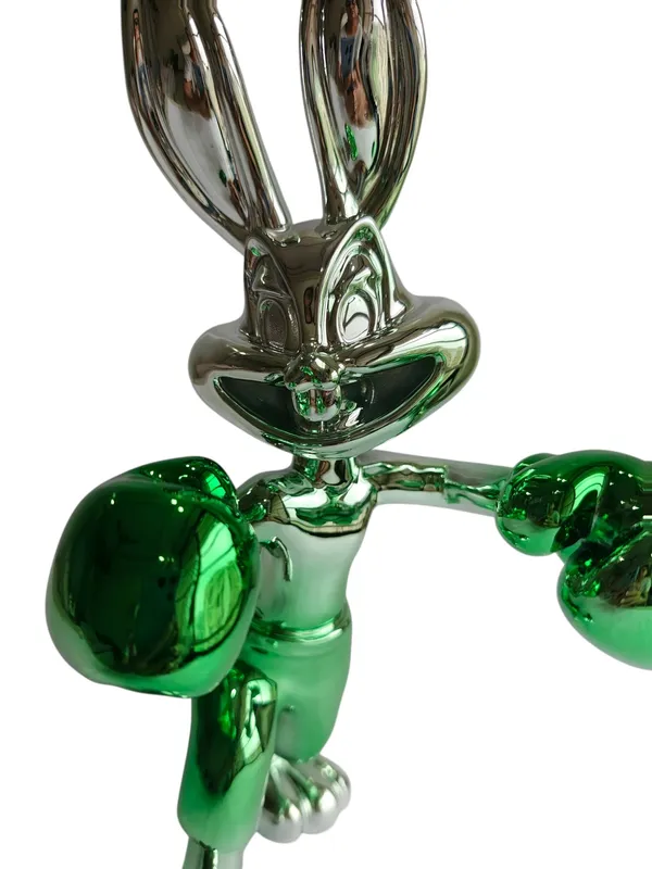 Chrome_Bunny_Table_Decor_Figurine