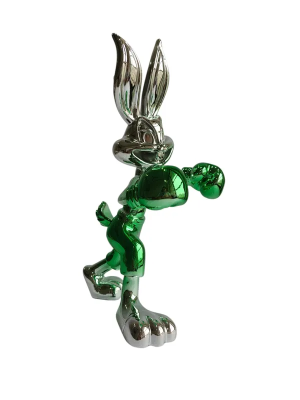 Chrome_Bunny_Table_Decor_Figurine